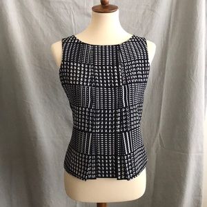 Anne Klein Dark Blue Blouse